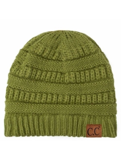 C.C Women's Thick Soft Knit Beanie Cap Hat