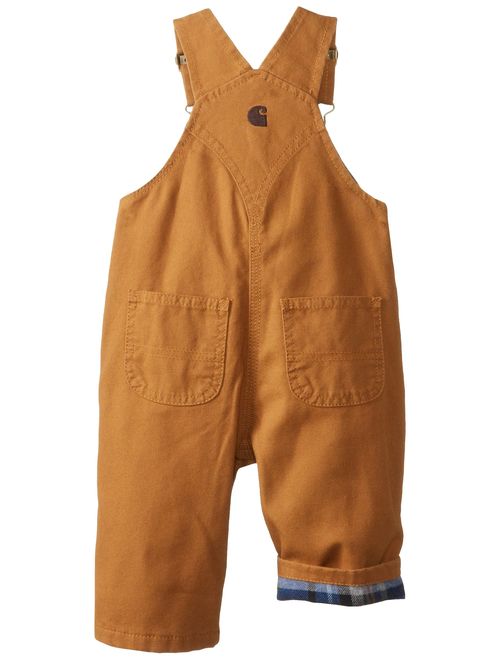 Buy Carhartt Baby Boys' Canvas Overall Flannel Lined online | Topofstyle