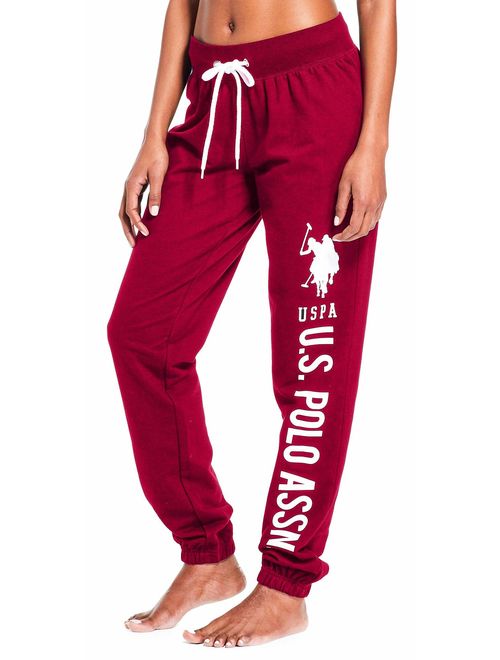 U.S. Polo Assn. Essentials Womens French Terry Joggers – Sweatpants for Women