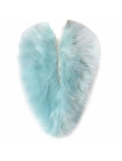 Dikoaina Extra Large Women's Faux Fur Collar for Winter Coat