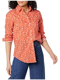 Women's Classic-Fit Long-Sleeve Poplin Shirt