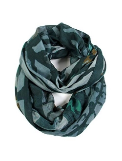 Scarfand's Classic Leopard Print Infinity Scarf