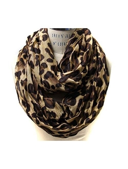 Scarfand's Classic Leopard Print Infinity Scarf