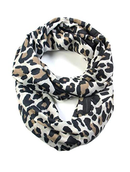 Scarfand's Classic Leopard Print Infinity Scarf