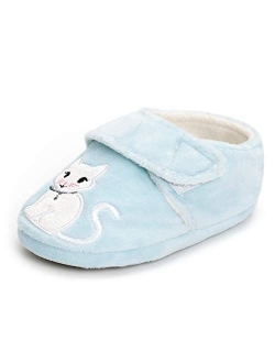 ESTAMICO Toddler Girls' Bunny Slipper Cartoon Rabbit Warm Winter House Shoes