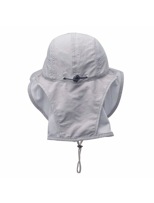 Lenikis Unisex Outdoor Activities UV Protecting Sun Hats with Neck Flap