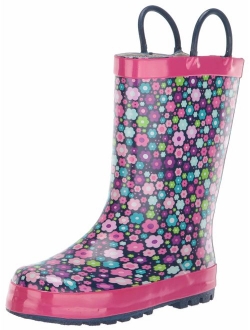 Kid's Waterproof Printed Rain Boot