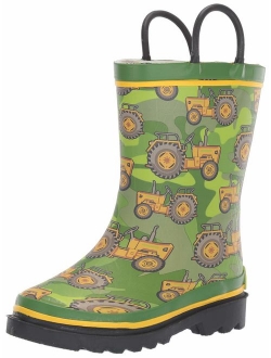 Kid's Waterproof Printed Rain Boot