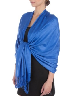 Sakkas Silky Solid Soft Pashmina Shawl Wrap Stole