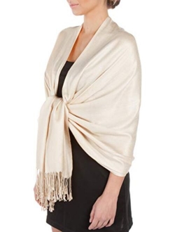 Sakkas Silky Solid Soft Pashmina Shawl Wrap Stole