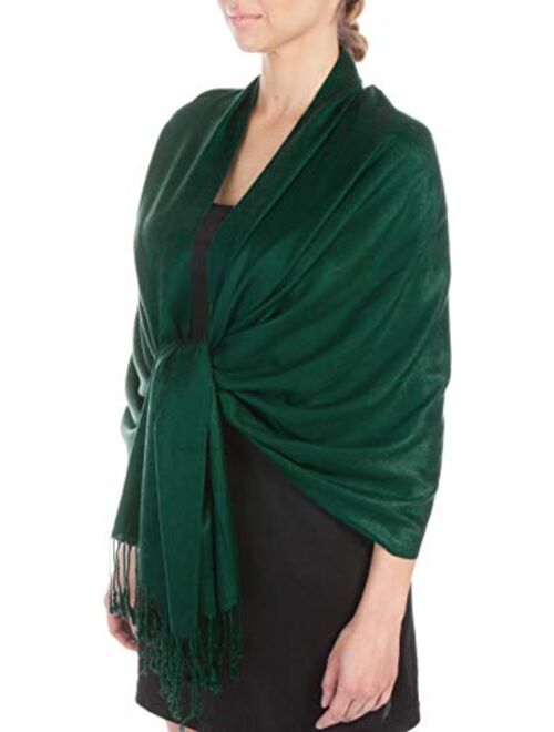 Sakkas Silky Solid Soft Pashmina Shawl Wrap Stole