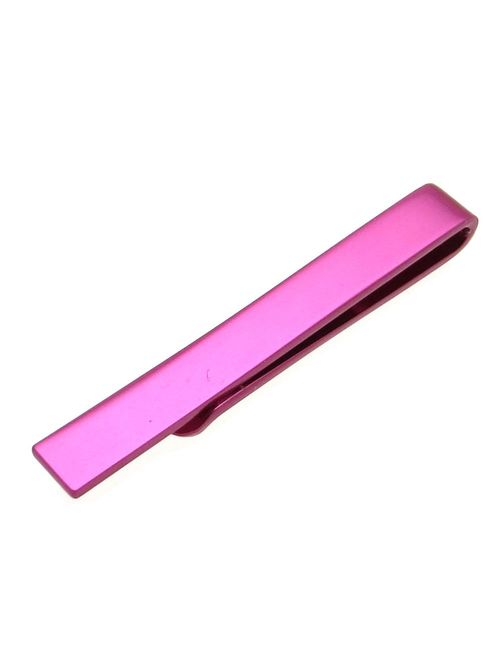 Modern Elements Mens Skinny Tie Clip Bar Metallic Finish - Firm Hold Sleek Design and Perfect for Slim Ties