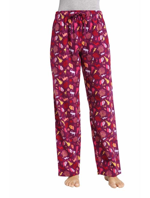 CYZ Women's 100% Cotton Super Soft Flannel Plaid Pajama/Lounge Pants