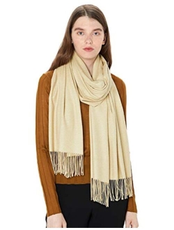 Womens Large Soft Cashmere Feel Pashmina Shawls Wraps Light Scarf