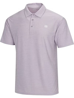 Golf Shirts for Men - Dry Fit Short-Sleeve Polo, Athletic Casual Collared T-Shirt