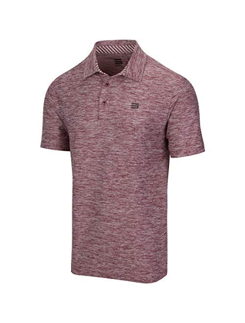 Three Sixty Six Golf Shirts for Men - Dry Fit Short-Sleeve Polo, Athletic Casual Collared T-Shirt