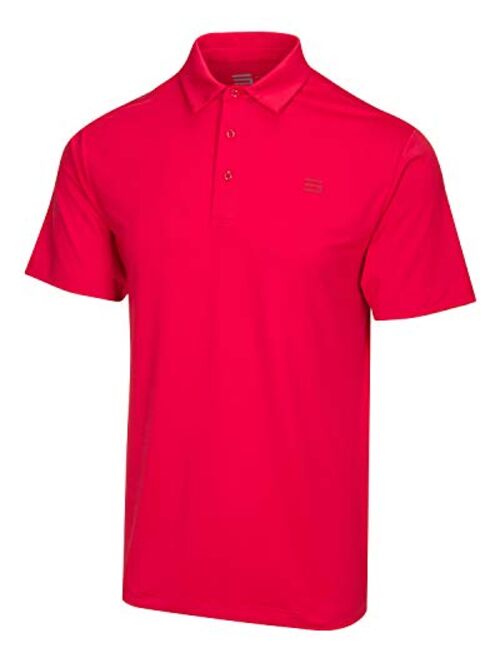 Three Sixty Six Golf Shirts for Men - Dry Fit Short-Sleeve Polo, Athletic Casual Collared T-Shirt