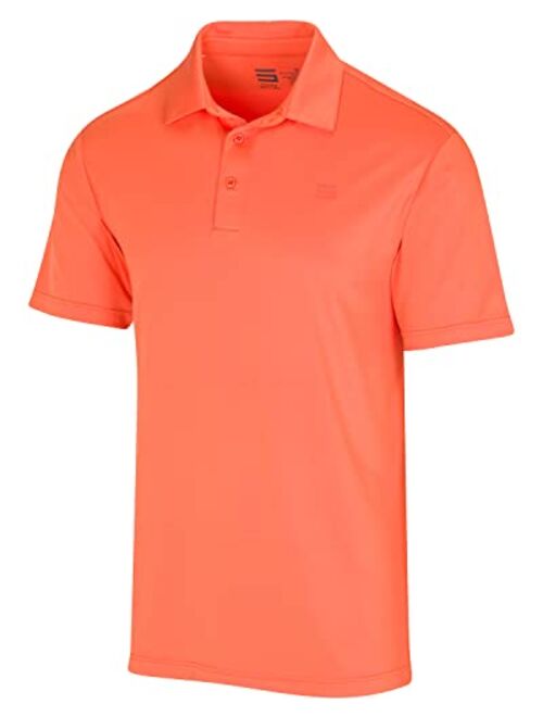 Three Sixty Six Golf Shirts for Men - Dry Fit Short-Sleeve Polo, Athletic Casual Collared T-Shirt