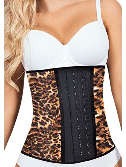 LadySlim by NuvoFit Lady Slim Fajas Colombiana Latex Waist Trainer/Cincher/Trimmer/Corset Weight Loss Shaper