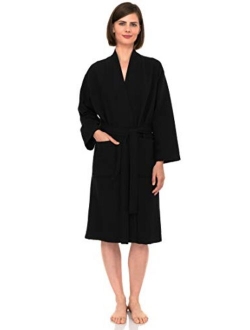 TowelSelections Women's Robe, Kimono Waffle Spa Bathrobe