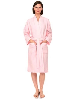 TowelSelections Women's Robe, Kimono Waffle Spa Bathrobe