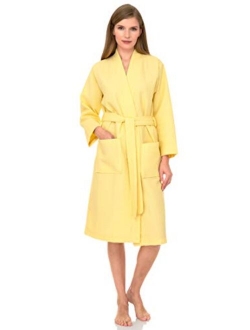 TowelSelections Women's Robe, Kimono Waffle Spa Bathrobe