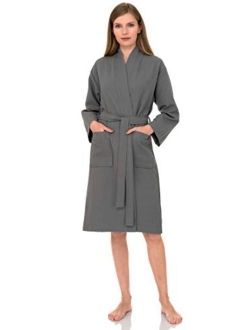 TowelSelections Women's Robe, Kimono Waffle Spa Bathrobe