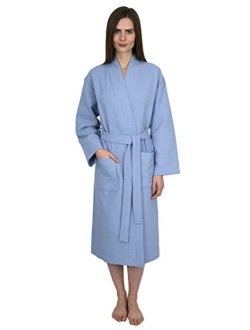 TowelSelections Women's Robe, Kimono Waffle Spa Bathrobe