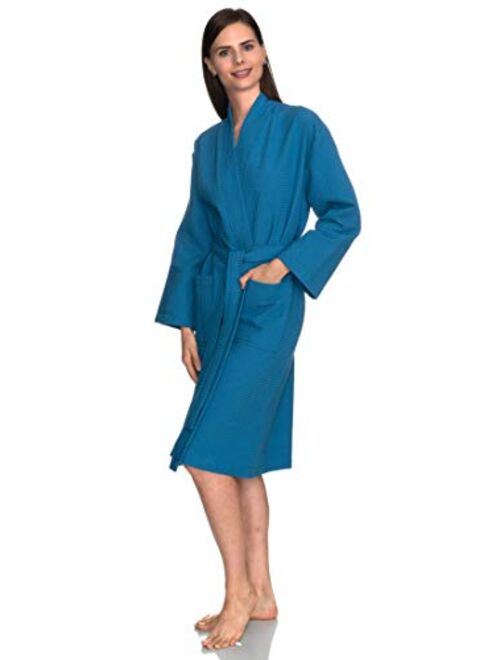 TowelSelections Women's Robe, Kimono Waffle Spa Bathrobe