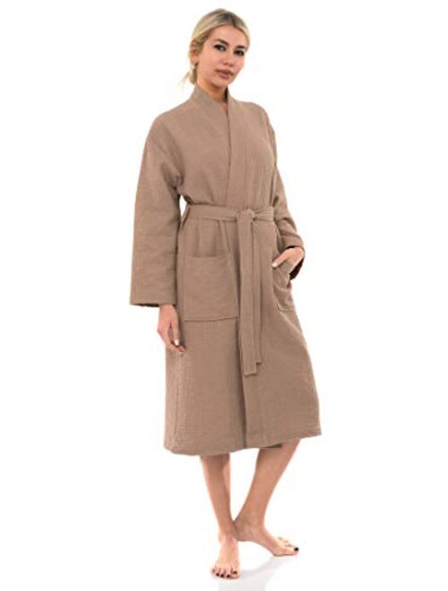 TowelSelections Women's Robe, Kimono Waffle Spa Bathrobe