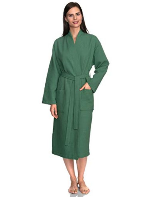 TowelSelections Women's Robe, Kimono Waffle Spa Bathrobe