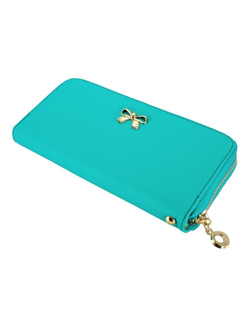 GEARONIC TM Women Wallet Long Clutch Faux Leather Card Holder Fashion Purse Lady Woman Handbag Bag