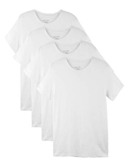 Bolter 4 Pack Men's Everyday Cotton Blend Short Sleeve T-Shirt