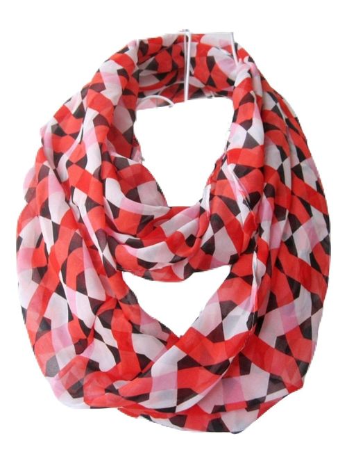 Tapp CollectionsTM Premium Soft Multicolor Sheer Infinity Scarf