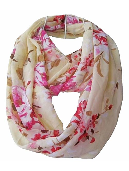 Tapp CollectionsTM Premium Soft Multicolor Sheer Infinity Scarf