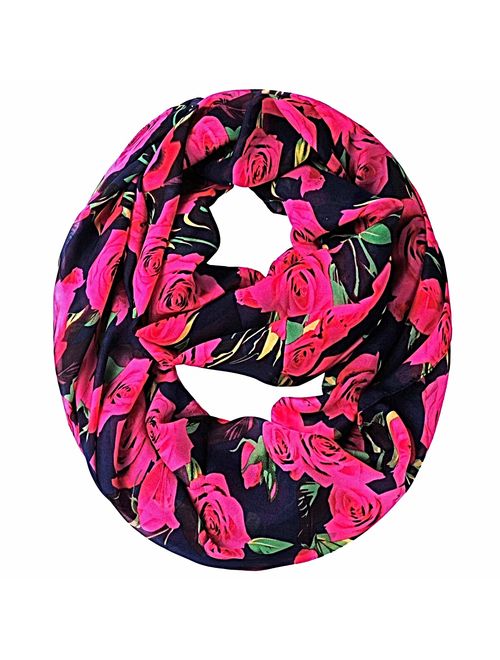 Tapp CollectionsTM Premium Soft Multicolor Sheer Infinity Scarf