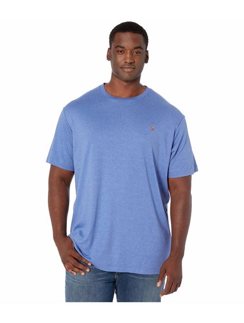 Polo Ralph Lauren Men's Cotton Solid Pony Logo Crew Neck T-Shirt