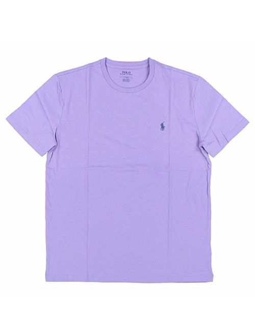 Polo Ralph Lauren Men's Cotton Solid Pony Logo Crew Neck T-Shirt