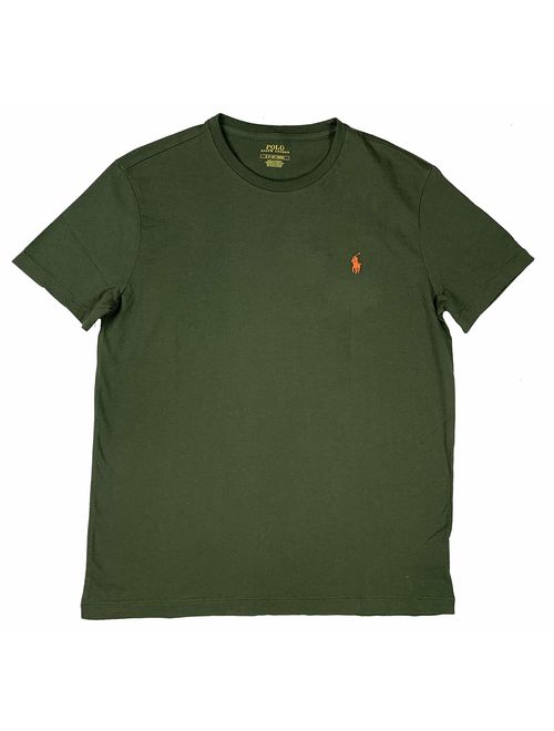 Polo Ralph Lauren Men's Cotton Solid Pony Logo Crew Neck T-Shirt