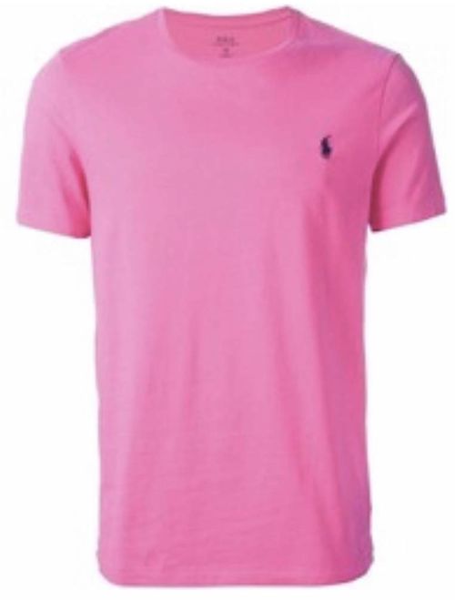 Polo Ralph Lauren Men's Cotton Solid Pony Logo Crew Neck T-Shirt