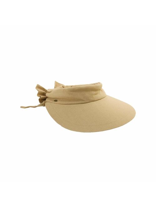 Scala Women's Visor Hat With Big Brim