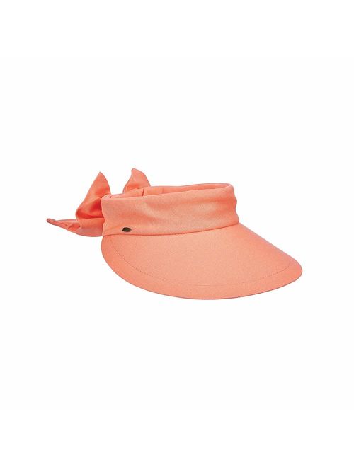 Scala Women's Visor Hat With Big Brim