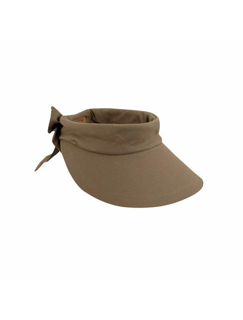 Scala Women's Visor Hat With Big Brim