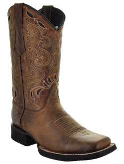 Soto Boots Men's Broad Square Toe Boots H50019