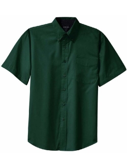 Joe's USA Men's Short Sleeve Wrinkle Resistant Easy Care Shirts in 32 Colors. Sizes XS-6XL