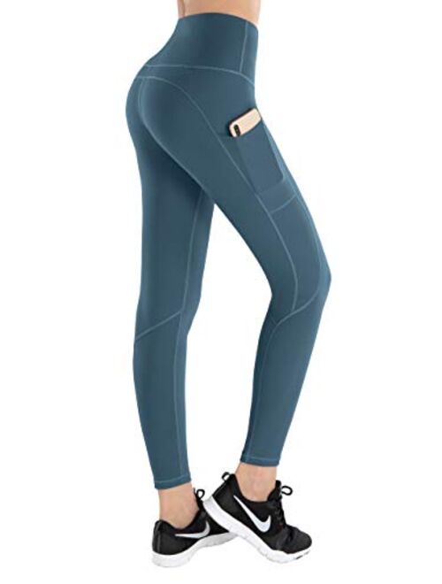 Buy Lifesky High Waist Yoga Pants Workout Leggings For Women With Pockets Tummy Control Soft