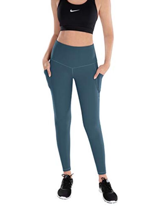 Buy Lifesky High Waist Yoga Pants Workout Leggings For Women With Pockets Tummy Control Soft 