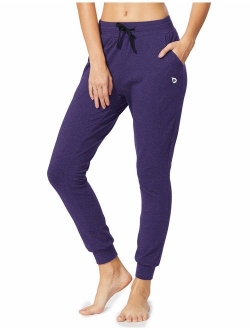 Women's Active Yoga Sweatpants Workout Joggers Pants Cotton Lounge Sweat Pants with Pockets