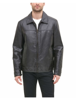 Men's Classic Faux Leather Jacket