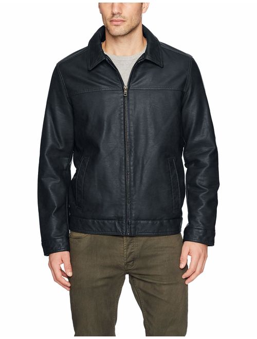 Tommy Hilfiger Men's Classic Faux Leather Jacket